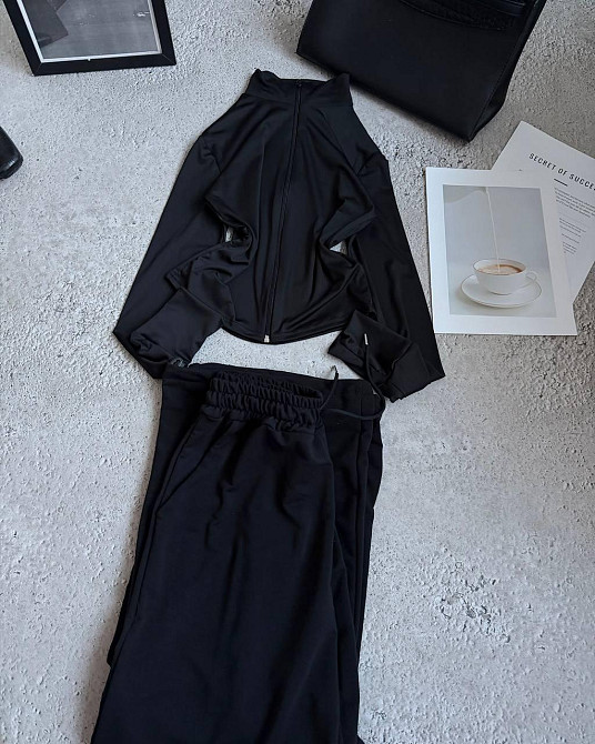 Женский стильный повседневный костюм двойка двунить Одесса - изображение 4