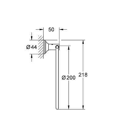 Кільце для рушника Grohe Essentials Authentic (40655001) Київ