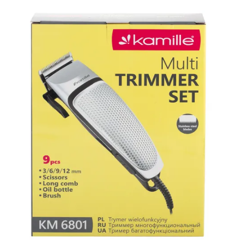 Машинка для стрижки 240W дротова 6801 KAMILLE Житомир