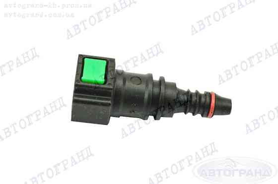 Роз'єм трубки 21082-21099, 2110-2170 прямий (Штуцер паливний пластиковий фіксатор) інжектор паливний Мукачево