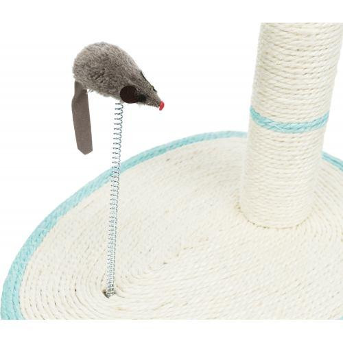 Когтеточка Trixie столбик с мышкой на пружине для кошек, 40х30х50 см (сизаль/плюш) Киев - изображение 7