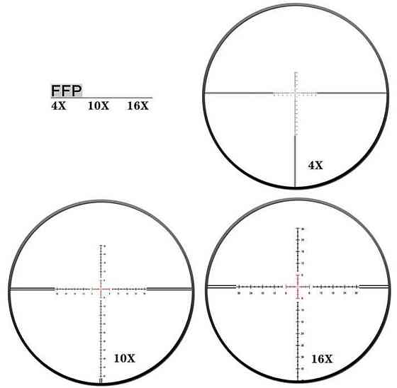 Оптический прицел Discovery HT 4-16x44 SFIR FFP GEN II Оптичний приціл. Київ