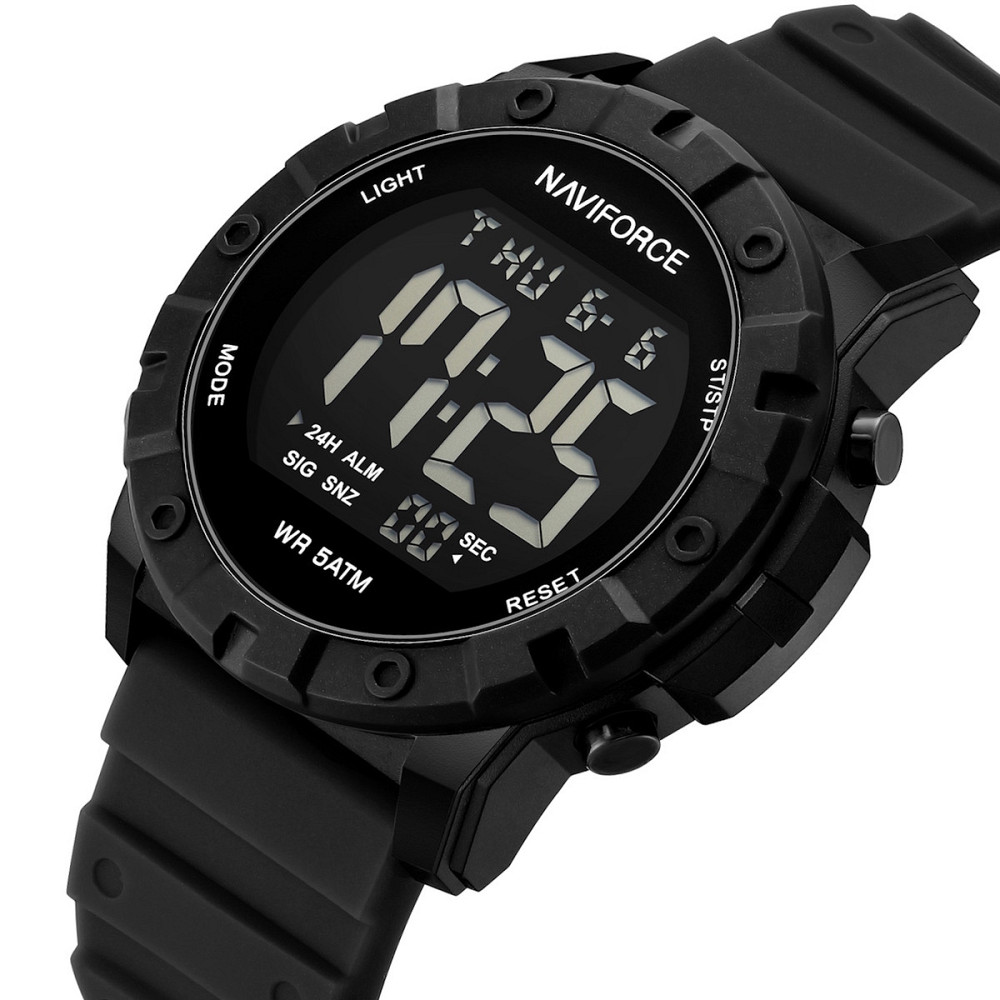 Часы мужские водостойкие тактические Naviforce Professional Черный Киев - изображение 12