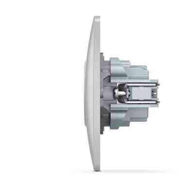 Розетка Videx BINERA 2ая із заземленням кремова (VF-BNSK1G-SS) Вінниця