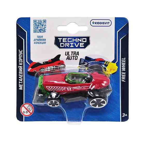 Игровая мини-машинка Ultra Auto TechnoDrive 250321W-5 металлический корпус Винница