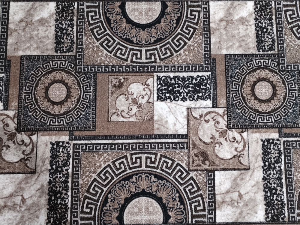 Ковровая дорожка лучшая цена, Версаче серый,  Ковёр на отрез 120, 120 Каменское - изображение 2