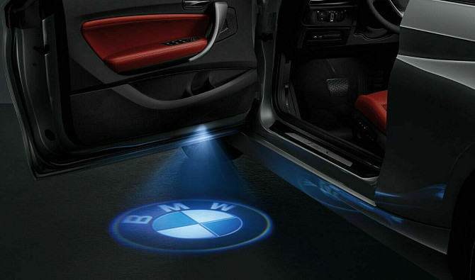 LED підсвітка дверей автомобіля 2 шт, проектор логотипу BMW 1 3 4 5 6 7 M X Z GT серії, водостійкий, Київ - фото 8
