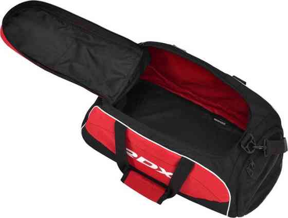 Спортивна сумка RDX R1 Duffel Bag with Backpack Straps Black/Red Каменское