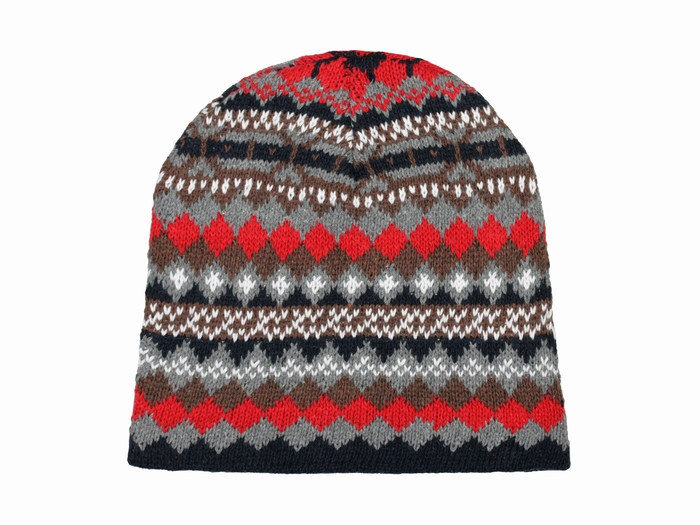 Чоловічі зимові шапки з орнаментом. Київ - фото 1