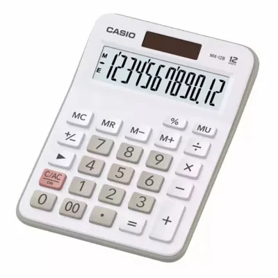 Калькулятор Casio MX-12B-WE-W-EC, білий (CALC-CAS-MX-12B-WE-W) Вінниця - фото 1