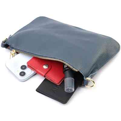 Сумка Vintage Из натуральной кожи Синяя (22646) Винница