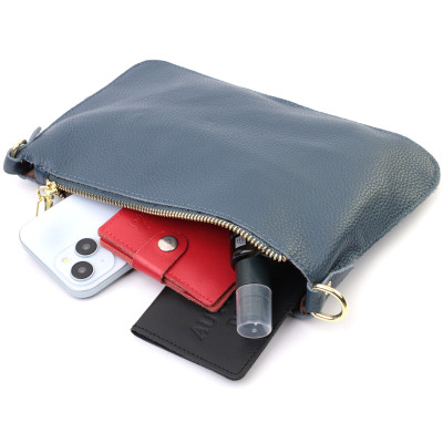 Сумка Vintage Из натуральной кожи Синяя (22646) Винница - изображение 6