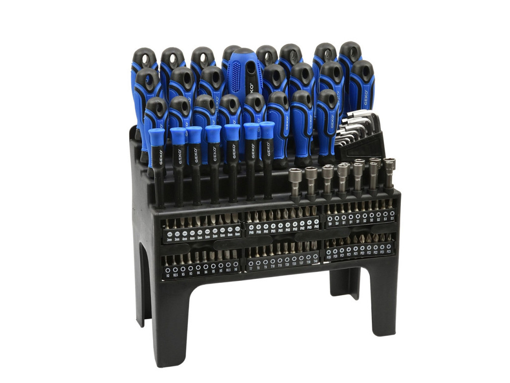 Набір викруток, біт і насадок "GeKo" комплект 122 штуки Киев - изображение 2