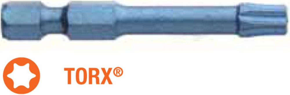 Насадка викруткова ударна USH Blue Shock : TORX T20 x 50 мм Torsion подовжена, Уп. 5 шт. Одеса - фото 1