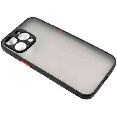 Чехол для мобильного телефона Dengos Matte iPhone 15 Pro Max (black) (DG-TPU-MATT-133) Винница