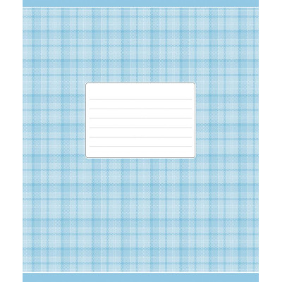 Зошит Школярик Блакитна шотландка 24 аркуша лінія (024-2578L) Вінниця - фото 1