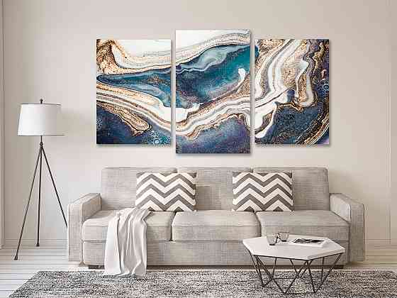 Модульная картина в гостиную / спальню    Флю-Арт  Art-713_3 70x130 см Киев