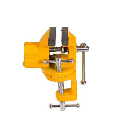 Лещата слюсарні поворотні MASTERTOOL 40 мм кріплення на струбціні 07-0200 Коломия