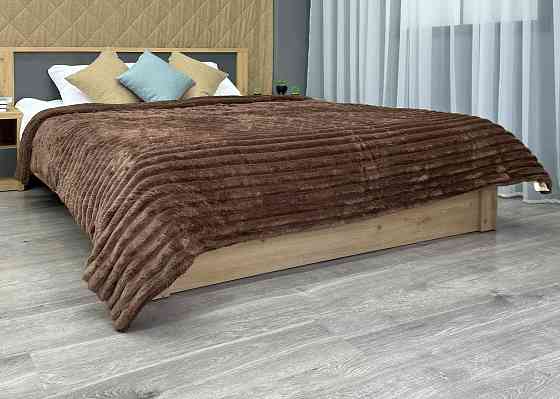 Плед 200х230 см (+-10см) на овчине 