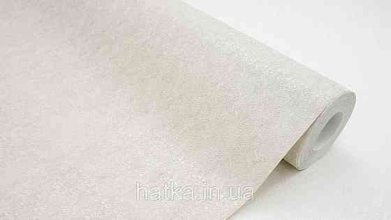 Шпалери метрові вінілові на флізеліні Sintra Classic класика однотонні дрібні завитки структурні бежево-сірі 600337 Київ