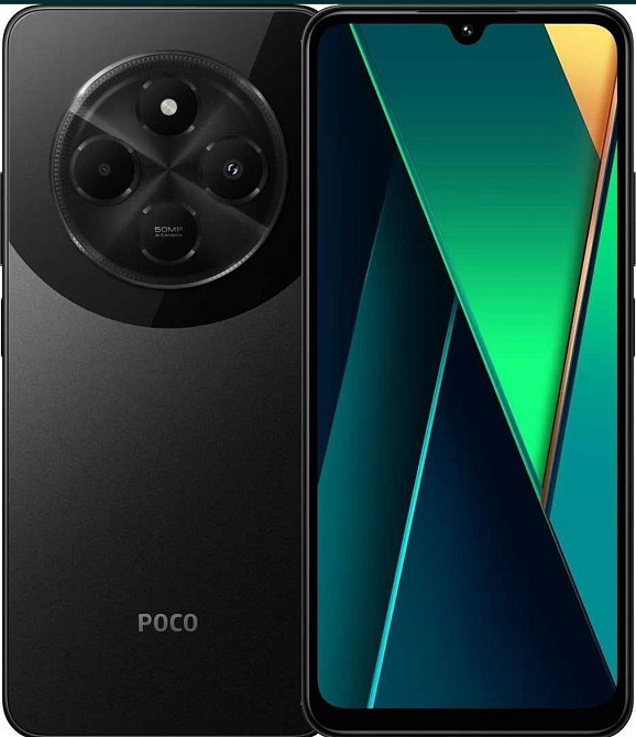 Смартфон Xiaomi POCO C75 , 6/128Gb. Black Global . Киев - изображение 3