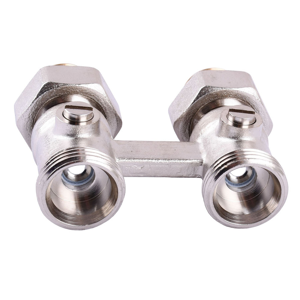 Вузол нижнього підключення панельного радіатора SOLOMON NV 5103 прямий кульовий 3/4″ Тернополь - изображение 2