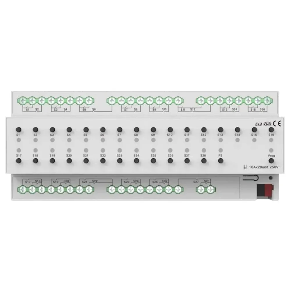 Модуль перемикачів на 28 каналів, 10A, KNX Akubela KXAC-B1R28A10 (00-00002688) Киев - изображение 2