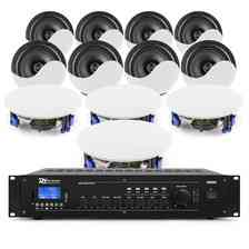 Колонка  Zestaw białych głośników sufitowych 12 x 8" NCSP8 z wzmacniaczem Київ