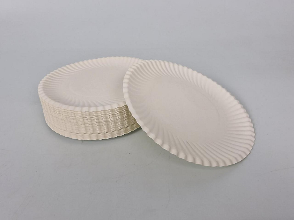 Паперова тарілка біла 100 шт. діаметр 165 мм (1 пачка) Харків - фото 1