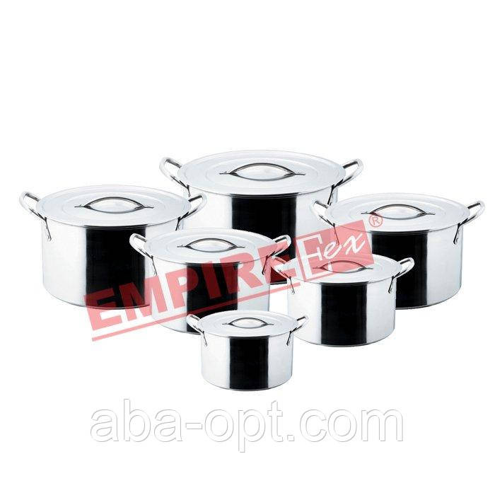 Кастрюли нержавеющие с крышкой V 1.35 / 1.85 / 2.65 / 3.75 / 4.85 / 7.15  л ( шт ).Aba-Opt Одесса - изображение 1