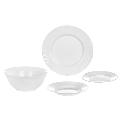Столовий сервіз Luminarc Trianon Білий 19 предметів (00144) Вінниця - фото 1