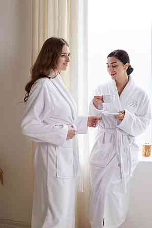 Женский халат банный Ideal Textile махровый белый (56860338) Черновцы