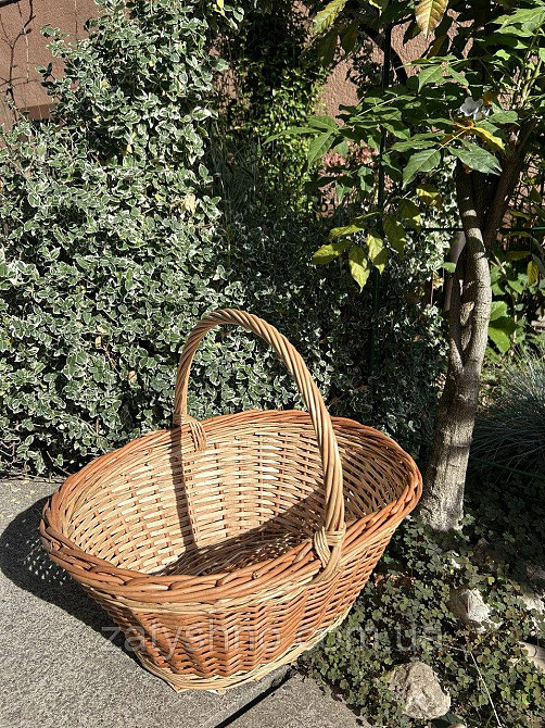 Кошик плетений для подарунків великий Київ - фото 6