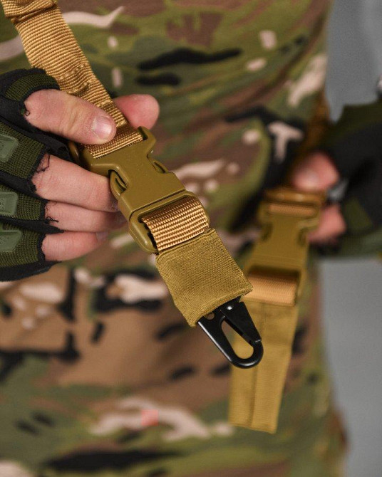 Ремінь 2-х точковий койот ВТ6032 Одеса - фото 8