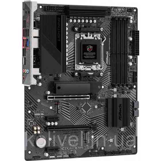 ASRock B650 PG LIGHTNING (AM5/B650, 4*DDR5, 2xPCIex16, HDMI, 4xSATAІІІ, 3xM.2, 2.5GLan, 7.1ch, ATX) (B650 PG Киев