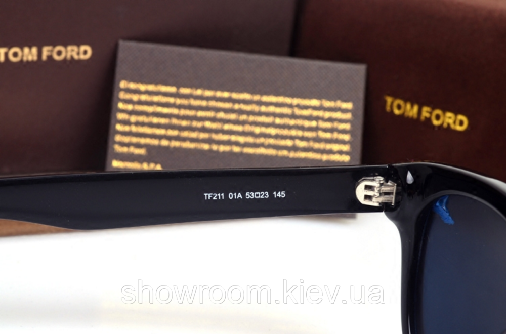 Сонцезахисні окуляри Tom Ford 211 black LUX Київ - фото 2
