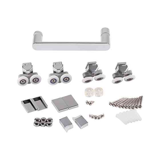 Душові двері в нішу Qtap Taurus CRM2012-13.C6 120-130x200 см, скло Clear 6 мм, покриття CalcLess Київ