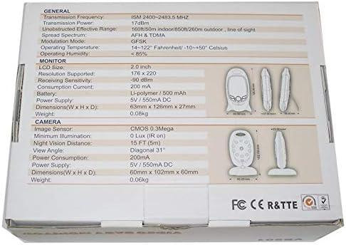 Б/У! Видеоняня Baby Monitor COSANSYS VB601 с монитором для родителей Днепр - изображение 7