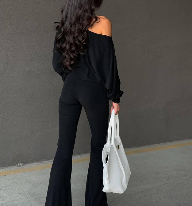 Женские классические теплые брюки-лосины микродайвинг начес Одесса - изображение 5