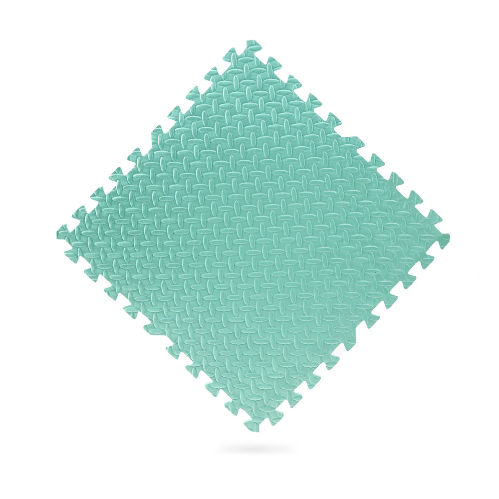 Мат пазл килимок для тренувань WCG EVA 60х60х1 см - 6 частин Бірюзовий Київ - фото 7