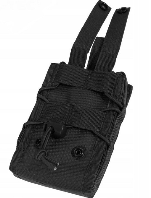 Тактический Подсумок для смартфона и документов с системой Molle и ремнем Mil-Tec от Sturm (13492002) Black Нововолынск - изображение 7
