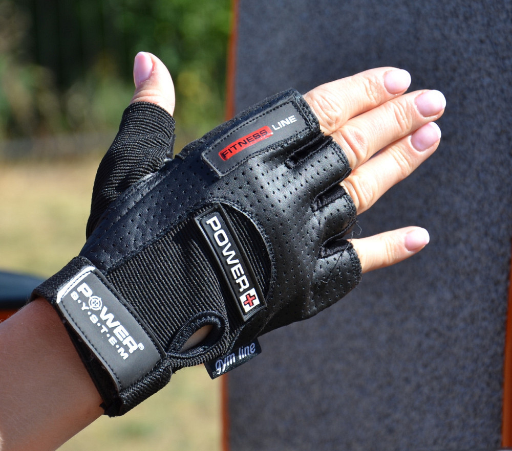 Рукавички для фітнесу Power System PS-2500 Power Plus Black S Кам'янське - фото 4