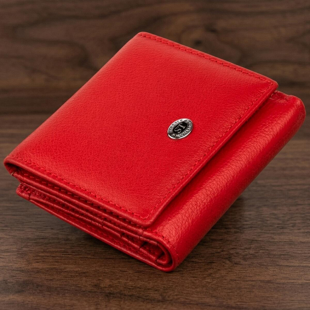 Компактний гаманець жіночий ST Leather 19259 Червоний Київ - фото 11
