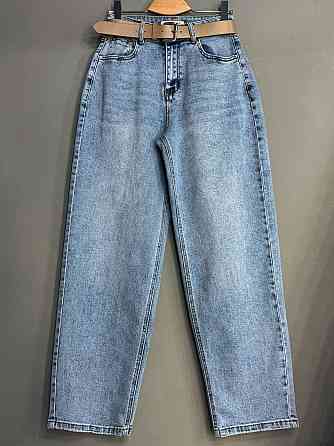 Джинсы женские Dragon 8332 skater baggy jeans с ремнем бананы голубые, голубой, 28, 28, 81 см, 108 см Киев