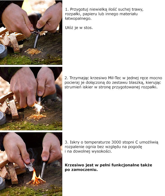 Туристическое Огниво с кресалом Mil-Tec от Sturm 