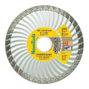 Диск алмазний d230мм*7*22,23мм Турбо-Хвиля Basic NovoTools NovoAbrasive Житомир - изображение 1