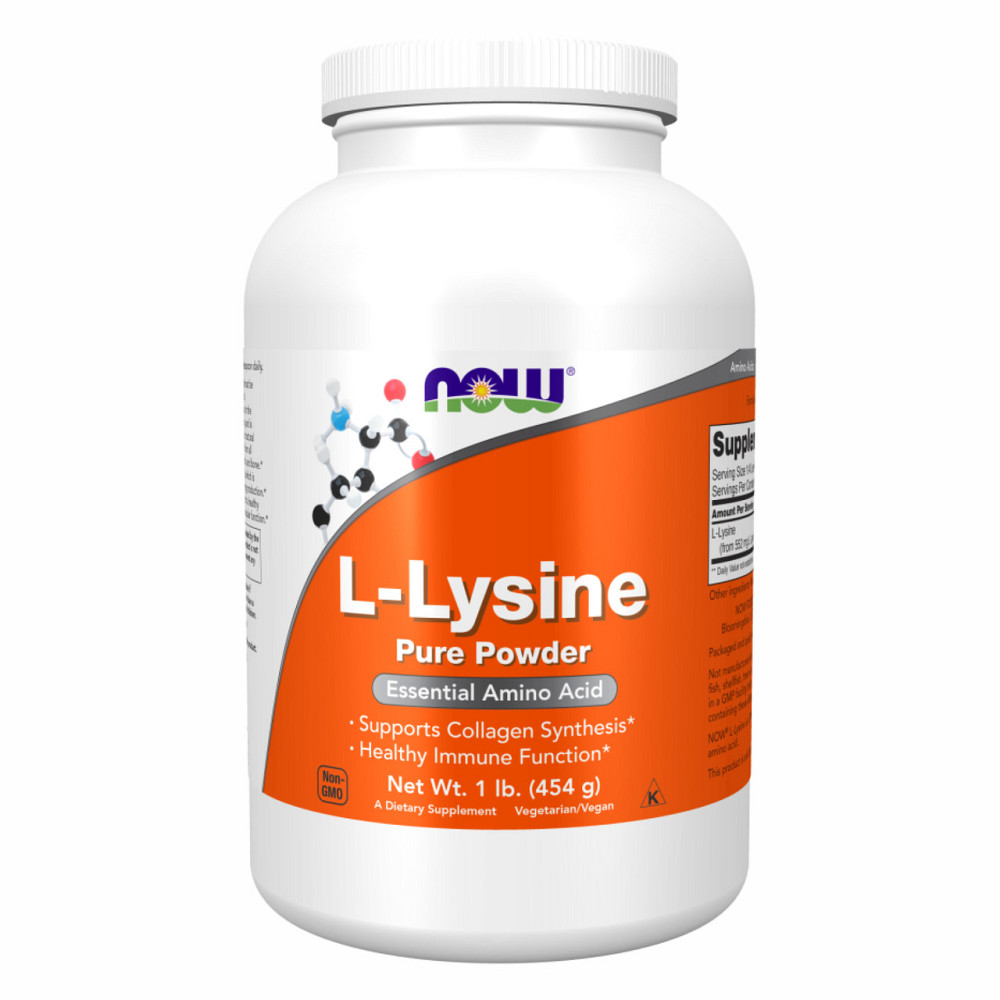 Л-лизин аминокислота Now Foods L-Lysine Powder 454 g Киев - изображение 1