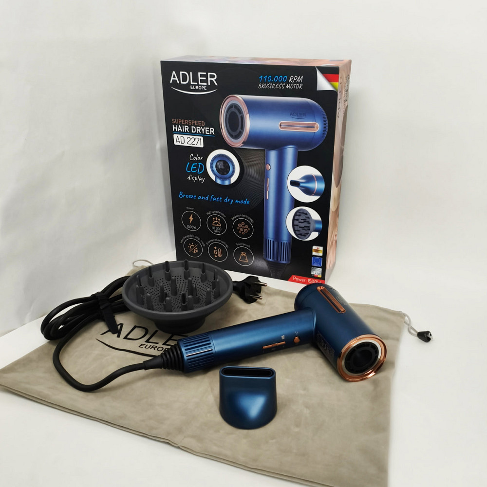 Фен для укладання будь-якого волосся, Фен для легкої укладки волосся Фени сушіння KA-40 Львів - фото 9