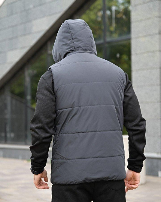 Мужская жилетка Nk  grey  4   ПП8014 Одесса - изображение 6