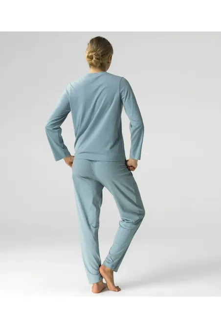 Женская пижама (длинные штаны, длинный рукав) Хлопок Atlantic NLP-483 S Киев - изображение 3